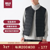 MUJI 無印良品 无印良品（MUJI）男式 便携式 无领 羽绒背心 ADD01C2A 羽绒服