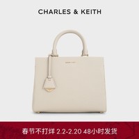 CHARLES & KEITH 新年礼物CHARLES&KEITH;冬时尚通勤手提单肩凯莉包女CK2-50160152