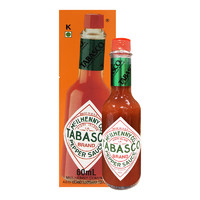 TABASCO 辣椒仔 美国进口 原味辣椒汁 60ml 美式辣椒酱 西餐调味汁