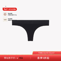 LA PERLA 女士SIMPLE DAYS 透气运动logo舒适内裤 黑色 S