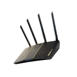 ASUS 华硕 RT-AX57 双频3000M 家用级千兆Mesh无线路由器 Wi-Fi 6 黑色