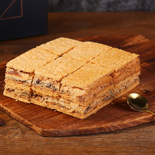面包新语 甜品巧克力拿破仑蛋糕礼盒装6英寸(252g) 下午茶点心 休闲零食