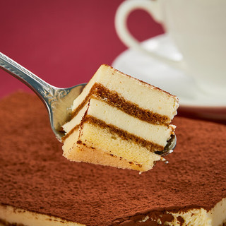 亿芙蛋糕 提拉米苏蛋糕动物奶油 聚会休闲下午茶糕点蛋糕1000g