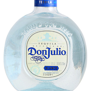 唐胡里奥（DON JULIO）唐胡里奥银龙舌兰酒 Don Julio特基拉洋酒珍藏白标1942银标 750mL 1瓶