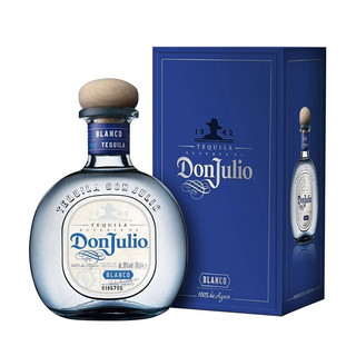 唐胡里奥（DON JULIO）唐胡里奥银龙舌兰酒 Don Julio特基拉洋酒珍藏白标1942银标 750mL 1瓶