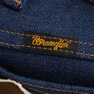 Wrangler 威格 原色未脱浆牛仔裤重磅宽松直筒长裤潮13MWZ