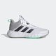 adidas 阿迪达斯 OWNTHEGAME 2.0团队款中高帮实战篮球运动鞋男子阿迪达斯 白色/灰色/黑色 45(280mm)　