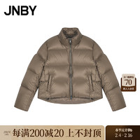 JNBY/江南布衣23冬羽绒服宽松立领长袖通勤5NBC1572H 216/腊粉驼色 M