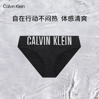 卡尔文·克莱恩 Calvin Klein 内衣24春夏女凉感比基尼内裤QF7792AD UB1-太空黑 S