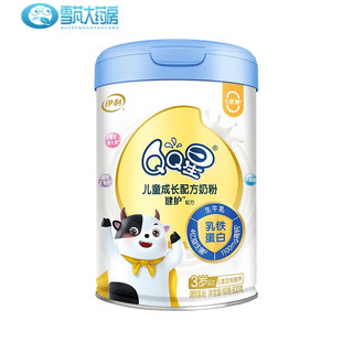 伊利QQ星健护4段3-12岁成长营养配方牛奶粉800g单罐 1罐