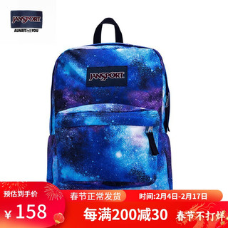 JANSPORT 杰斯伯 旗舰店官网杰斯伯双肩包女书包花时尚背包超火双肩包T501 T50156L外太空