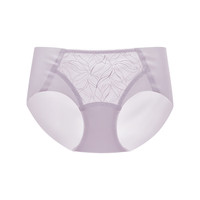 Bananain 蕉内 银皮503S女士蕾丝三角内裤性感风无痕抗菌舒适三角内裤 雾紫 M
