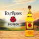 杰克丹尼 四玫瑰波本威士忌Four Rose Whisky 美国进口洋酒40度700ml