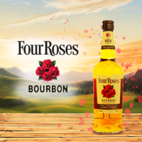 杰克丹尼 四玫瑰波本威士忌Four Rose Whisky 美国进口洋酒40度700ml