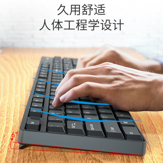 优派（ViewSonic）CW1262键盘鼠标套装 无线键鼠套装办公鼠标键盘套装防泼溅键盘笔记本鼠标优派键盘 黑色 CW1262【无线办公键盘】黑色
