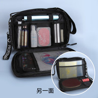 CnsTT凯斯汀双层乒乓球拍套多功能包乒乓球工具收纳包便携单肩手提球拍包 暗夜迷踪+工具+徽章