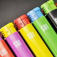 大船GBI一次性打火机防风普通家用防爆塑料广告电子男士火机