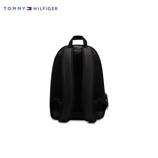 TOMMY HILFIGER 24春季男装经典简约字母通勤商旅双肩背包AM0AM11782 黑色BDS OS