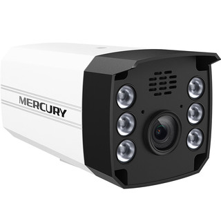 水星（MERCURY）400万音频筒型人形检测网络摄像机POE供电监控摄像头室外家用tplin摄像头MIPC4164PW-4