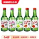 真露 韩国原装进口真露果味烧酒 360ML*4瓶装