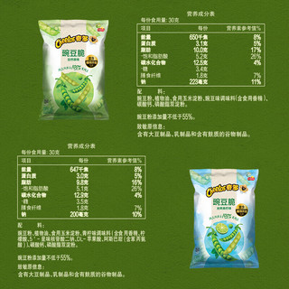 奇多（CHEETOS） 豌豆脆自然原味/沁爽青柠味68g*3/*6零食大礼包 沁爽青柠味*3