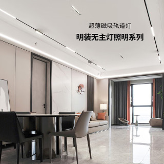 NVC Lighting 雷士照明 灵影系列 ESJJO1406-B LED磁吸轨道灯 3米4灯A套餐