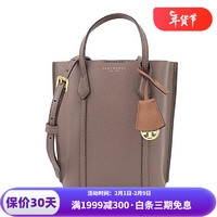 TORY BURCH 托里.伯奇（TORY BURCH）汤丽柏琦TB女包PERRY迷你手提斜挎托特包 咖色142616-093