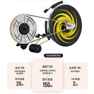 Snode 斯诺德 SiNuoDe）家用动感单车磁控自发电车智能运动器材自行车 GR-1自发电系统/40段电磁控