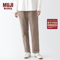 MUJI 無印良品 无印良品 MUJI 女式 灯芯绒 轻便裤 休闲裤秋冬季2023新款 BEE06C2A 浅米色 M