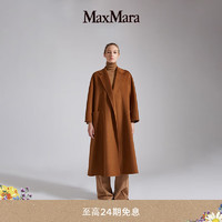 Max Mara MaxMara Ludmilla经典浴袍式羊绒大衣女1016091906 （原Labbro） 褐色 36