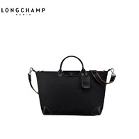 LONGCHAMP 珑骧 Boxford 中性系列黑色织物大号手提旅行袋 1624 080 001