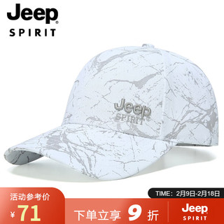 Jeep 吉普 帽子男时尚潮流棒球帽四季百搭鸭舌帽遮阳帽男女士太阳帽A0752