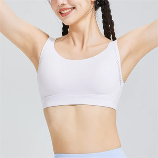 暴走的萝莉运动内衣女一体式防震专业瑜伽文胸灵感bra LLWX22202 布鲁内拉蓝 XL