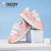88VIP：SNOOPY 史努比 童鞋女童运动鞋阿甘鞋2024春季儿童跑步鞋女孩网面鞋子