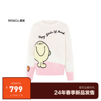 little MO&Co.奇先生妙小姐IP little moco童装24春装男女童羊毛混纺毛衣 淡粉色 110/56