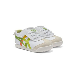 Onitsuka Tiger鬼塚虎小童鞋婴幼童鞋运动休闲鞋MEXICO 66™ KIDS 1184A218-100 白色/绿色 23.5码