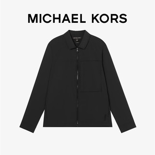 MICHAEL KORS迈克高仕 男士拉链夹克外套 黑色 001 S