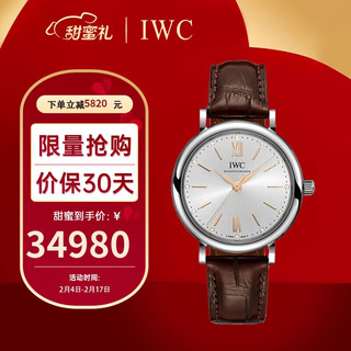 万国(IWC)瑞士手表 柏涛菲诺系列机械男表IW357403 