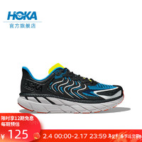 HOKA ONE ONE男女款春季克利夫顿LS运动休闲鞋CLIFTON LS精致鞋面复古 黑色 / 深海蓝 39