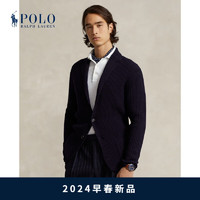 Polo Ralph Lauren 拉夫劳伦 男装 24早春西装外套式针织开襟衫RL17773 410-深蓝色 S