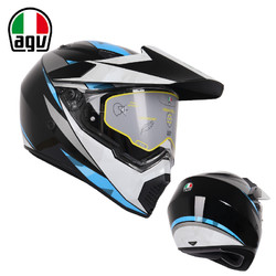 AGV 摩托车头盔AX9碳纤维冬季全覆式越野拉力盔机车赛车跑盔男女