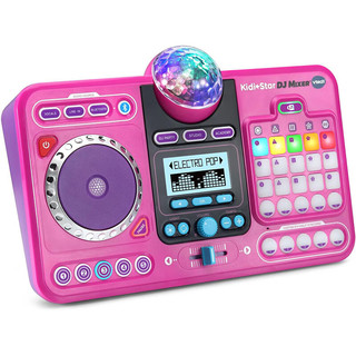 伟易达（vtech）KidiStar DJ 混音器 粉色款80-547335 儿童早教益智玩具