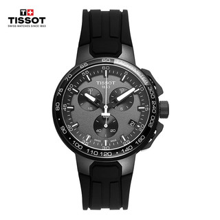 TISSOT 天梭 竞速系列 44.5毫米石英腕表 T111.417.37.441.03