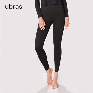 Ubras 女士高弹打底裤 UF63101 厚款 黑色 S