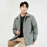 GIORDANO 佐丹奴 秋冬保暖纯色棉服外套男翻领夹克外套男工装休闲通勤男式外套