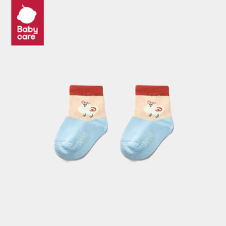 babycare 儿童袜子男童女童宝宝棉袜双层婴儿袜1单条装