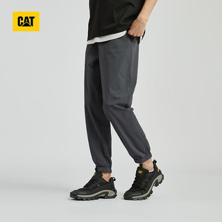 CAT卡特24春夏男士休闲运动隐形拉链设计速干休闲裤 深灰色 M