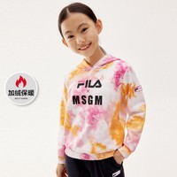 FILA 斐乐 女童针织连帽上衣