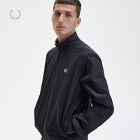 FRED PERRY 男士休闲夹克2023冬季新款麦穗刺绣立领纯色外套J2660