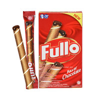 Fullo 福丽奥 印尼进口 FULLO  注心威化卷50g饼干休闲零食 巧克力味注心威化卷饼干